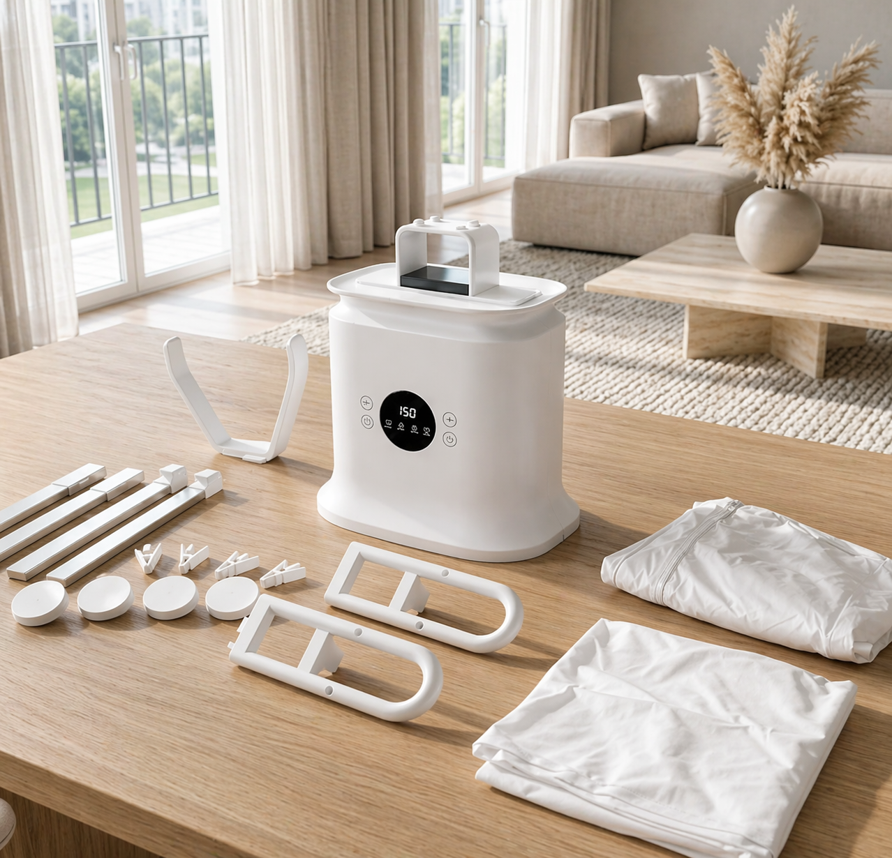 Automatic Clothes Ironing and Drying