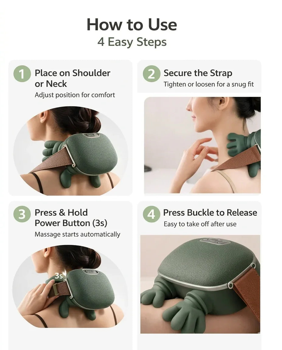 Simulation Hand Neck Massager